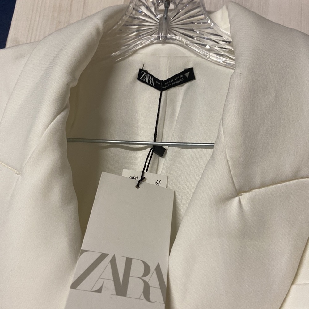 ZARA White Blazer Dress, New! - Picture 4 of 8